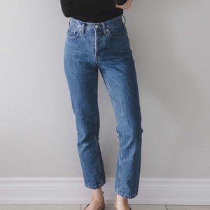 Everlane The High Rise Cheeky Straight Jean